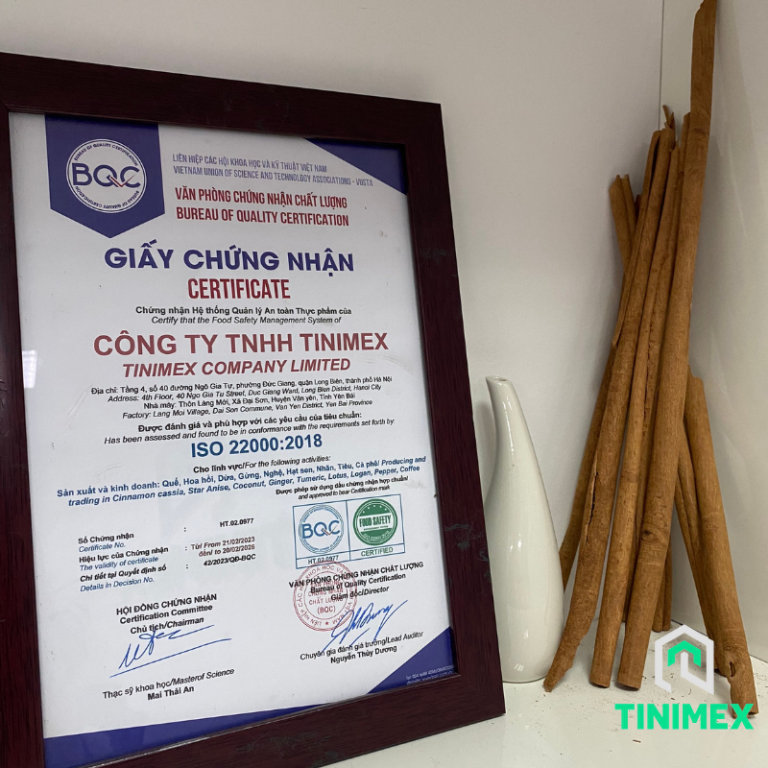 Tinimex export container loading round cut cassia boxes for shipment